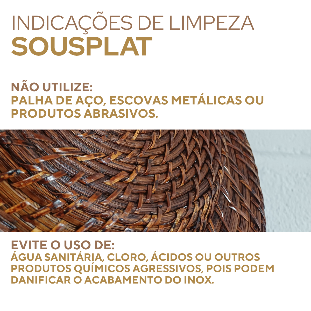 Sousplat Escuro Rattan 32cm