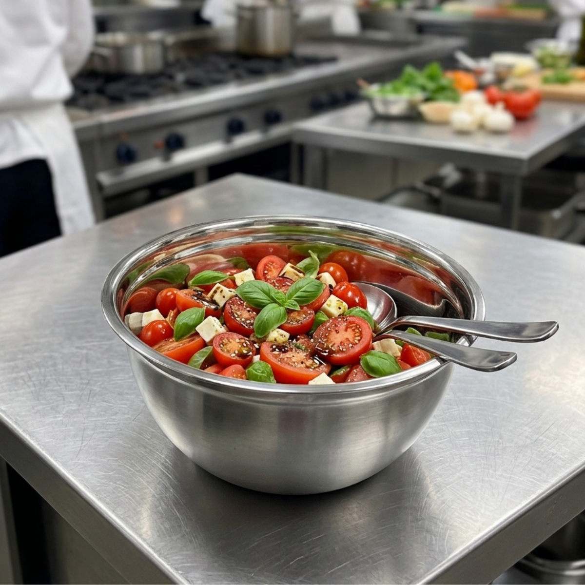 Tigela Bowl Semplice 26cm Aço Inox
