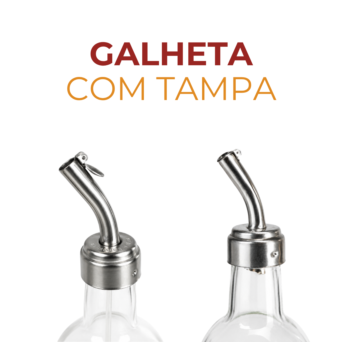Galheteiro de Vidro 500ml Com Bico