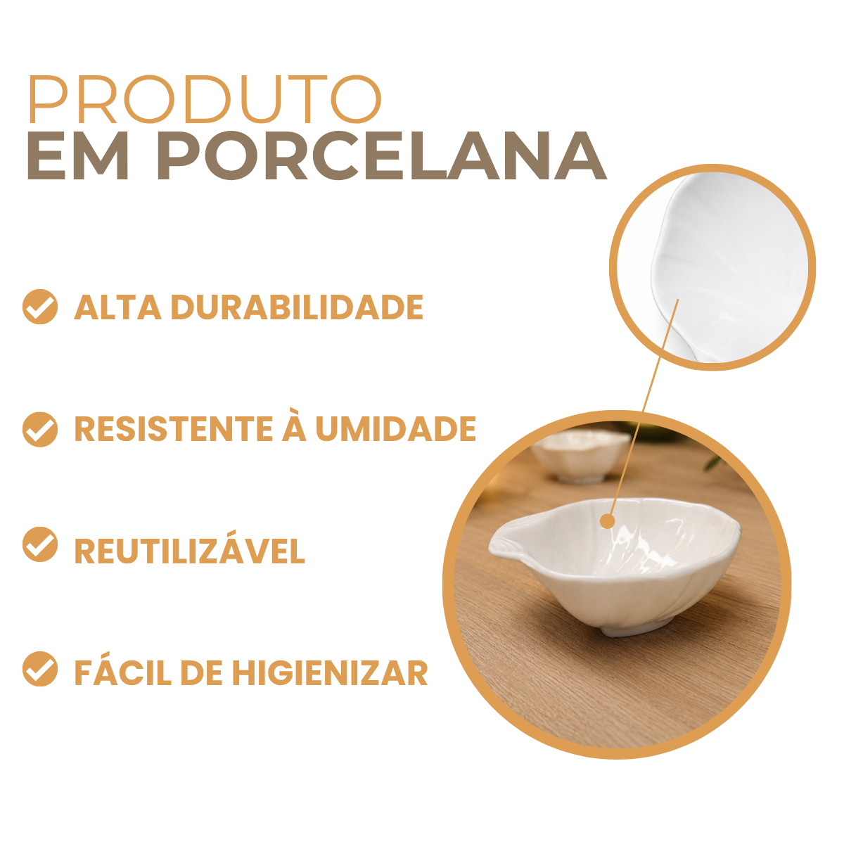 Ramekin Porcelana Blanc 150ml