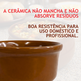 Cumbuca N°30 de Cerâmica Artesanal com 15,3 cm e 800 ml.