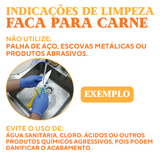 Faca Cheff 8° Cabo Vermelho