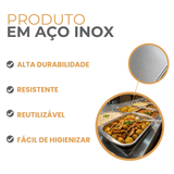 Assadeira Aço Inox Tramontina 28x19