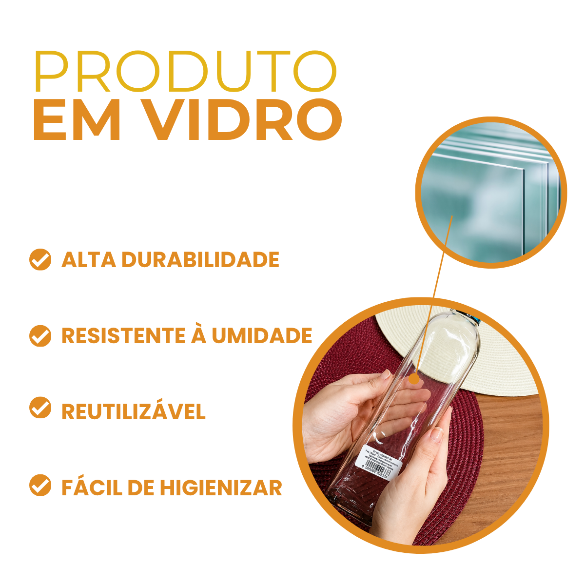 Galheteiro Azeite Vidro 500ml Servir
