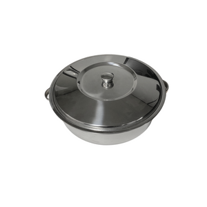 Rechaud Redondo 12L C/ Banho Maria de Aço inox - A Gourmet