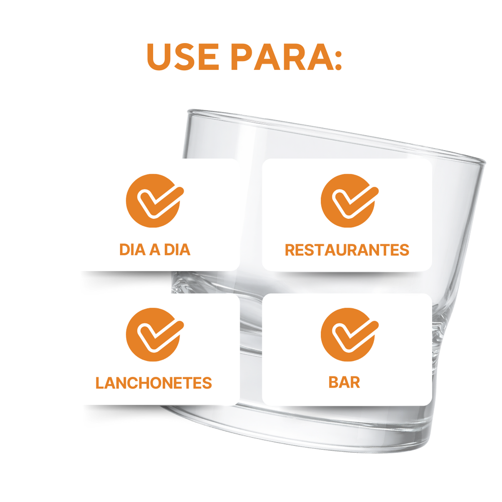 Copo Rocks Vidro 250ml – A Gourmet