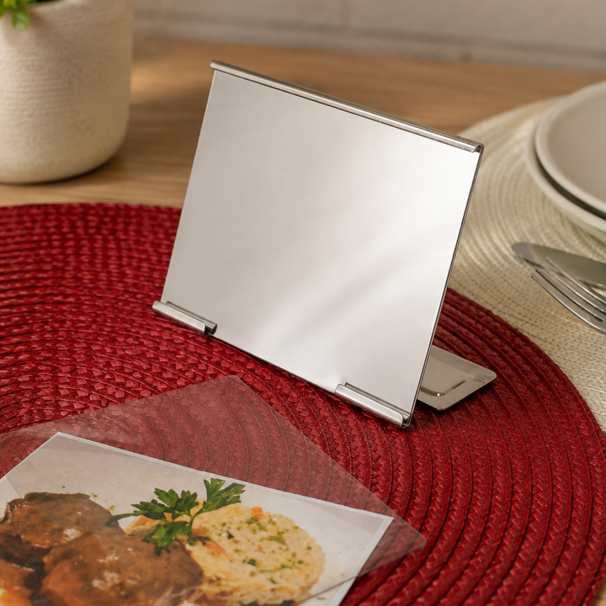 Display Aço Inox Identificação