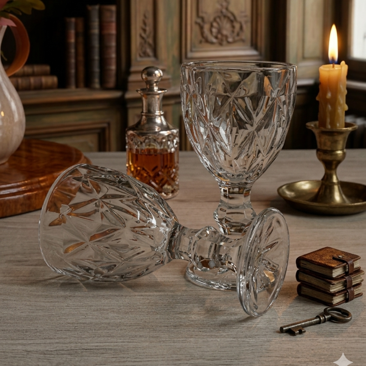 Taça Vidro Licor 50ml Diamond