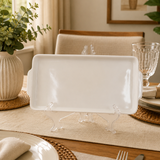 Bandeja Retangular Porcelana