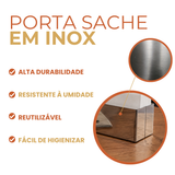 Porta Sache Aço Inox