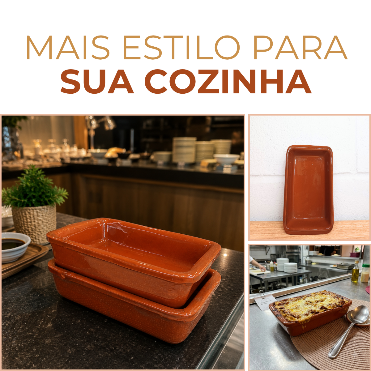 Assadeira Principado Cerâmica 650ml