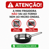 Mini Frigideira 280ml Aço Inox