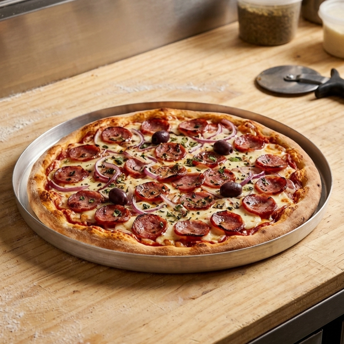 Forma Pizza 35cm Aluminio