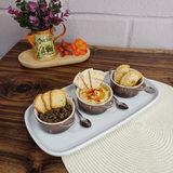 Travessa Retangular Porcelana Bistrô