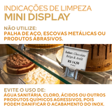 Mini Display de mesa para identificação