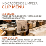 Clip Para Menu Cartão