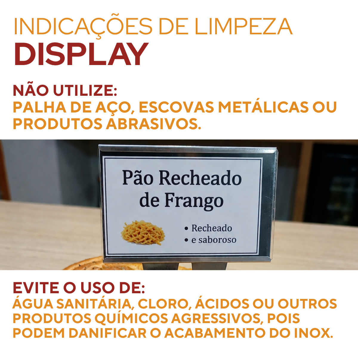 Display Identificação Alimento