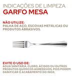 Garfo de Mesa Novara Aço Inox