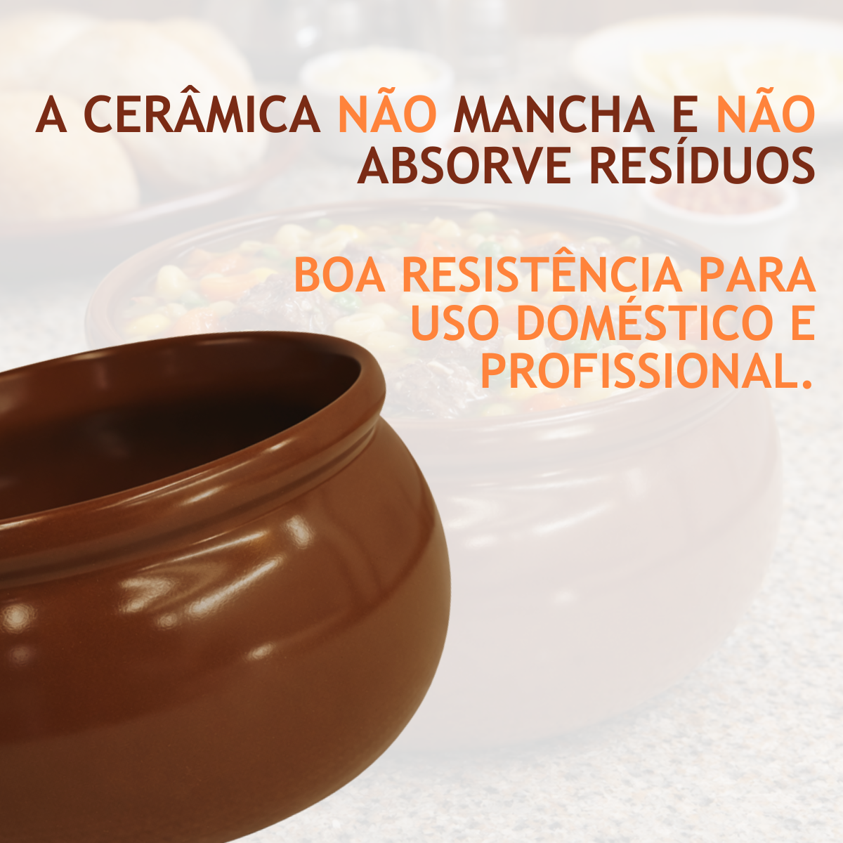 Cumbuca Ceramica Refrataria N80