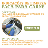 Faca Cheff Cabo Branco 10°