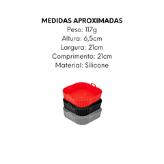 Forma de Silicone para Air Fryer Cor sortida - A Gourmet