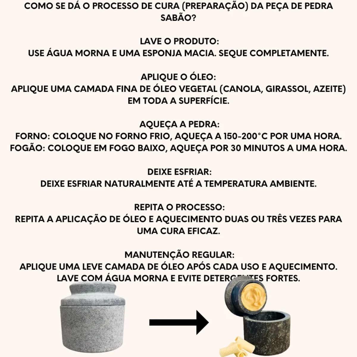 Manteigueira Pedra Sabão