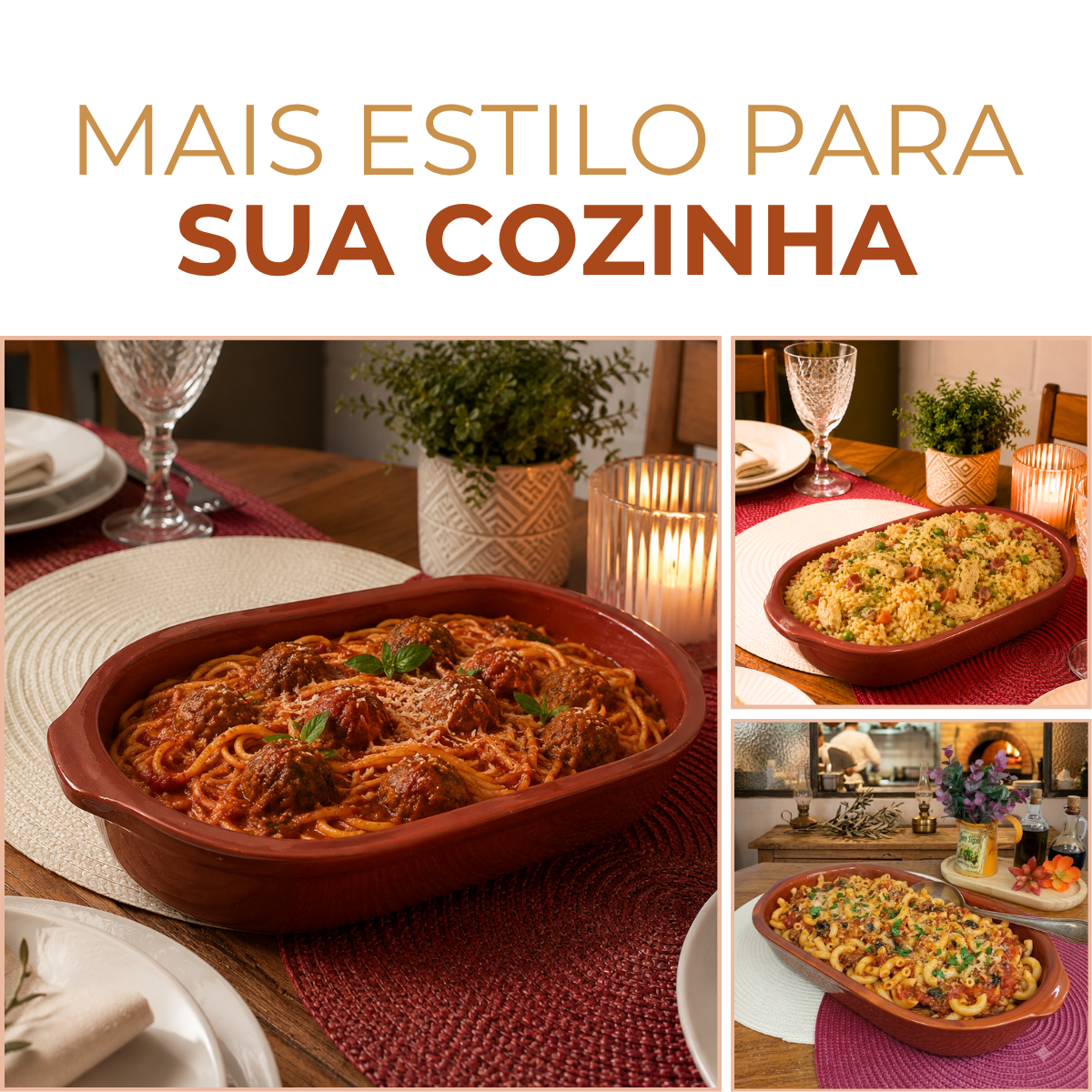 Assadeira Oval Cerâmica 3,1L