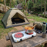 Fogão Elétrico Camping 2 Bocas 220V