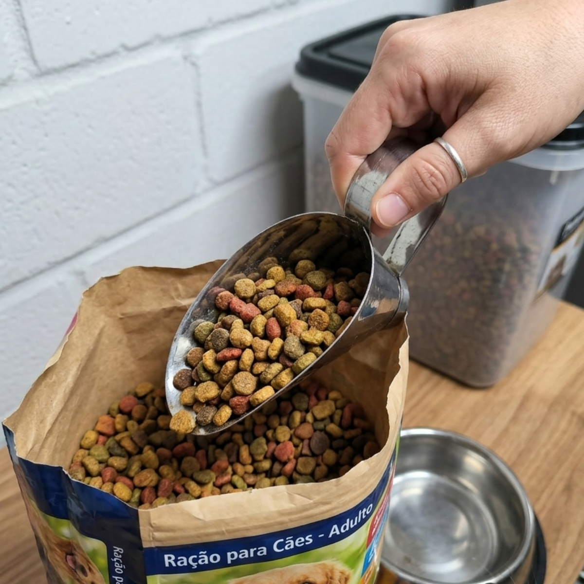 Concha de Cereais Aço Inox 1kg