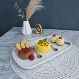 Travessa Retangular Porcelana Bistrô