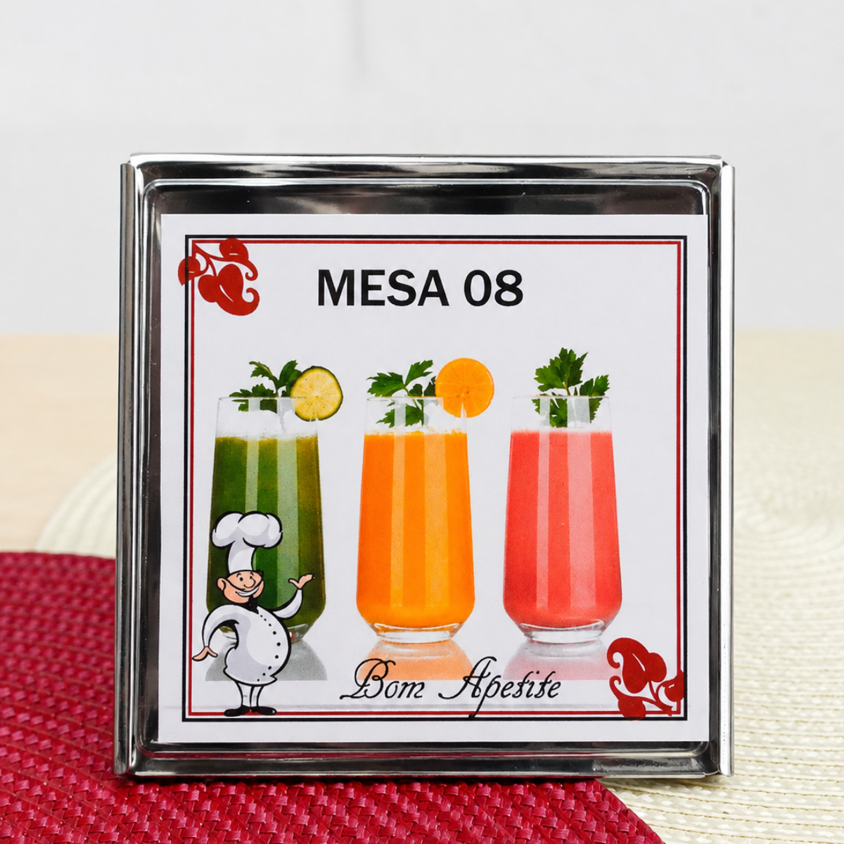 Display Mesa Identificação Mesa