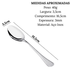 Colher de Sobremesa Búzios Hercules