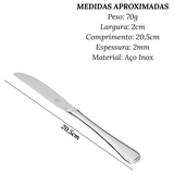 Faca de Sobremesa Buzios 20,5cm Hercules