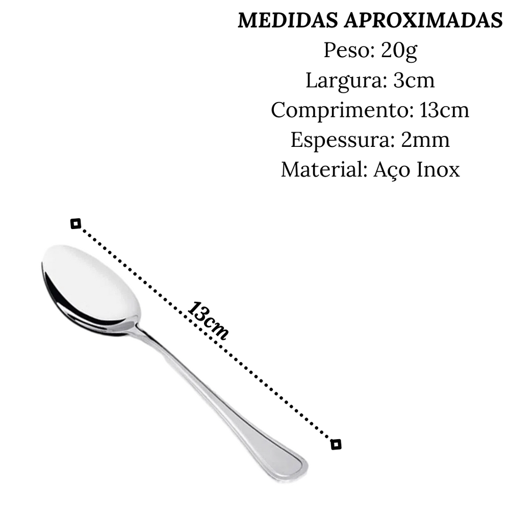 Colher de Chá Buzios 13cm Hercules