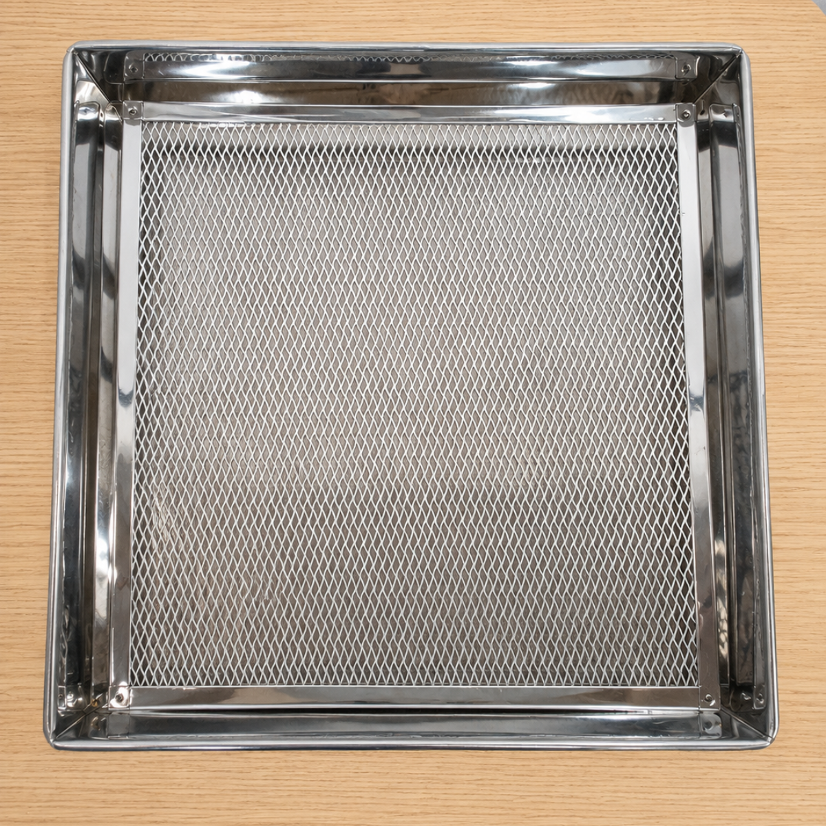 Forma quadrada com tela 30cm escorredor de fritura