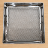 Forma quadrada com tela 30cm escorredor de fritura