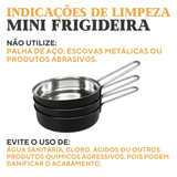 Mini Frigideira 280ml Aço Inox
