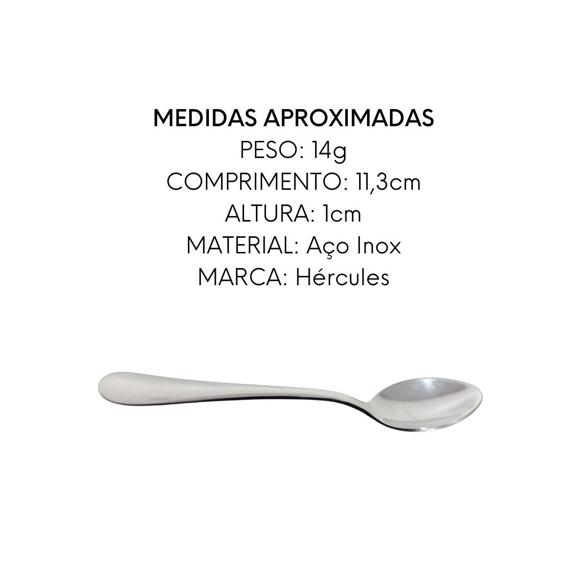 Colher Café Olímpia Hércules - A Gourmet