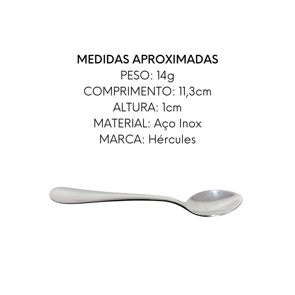 Colher Café Olímpia Hércules - A Gourmet