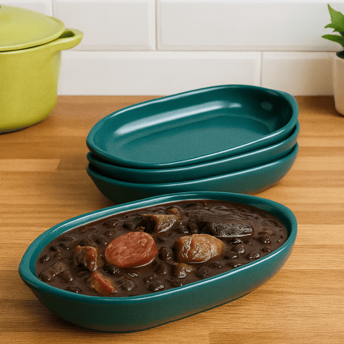 Travessa Oval Mini Jade