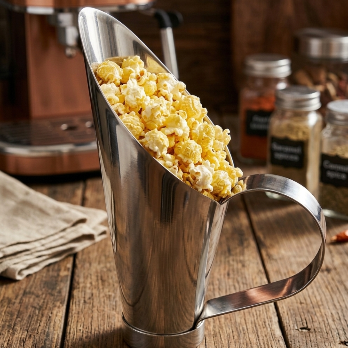 Concha de Cereais Aço Inox 150g