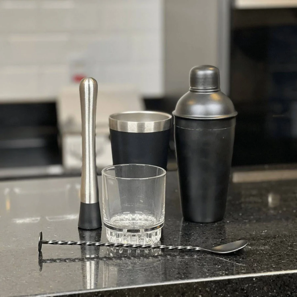 Colher Bailarina Preto Inox