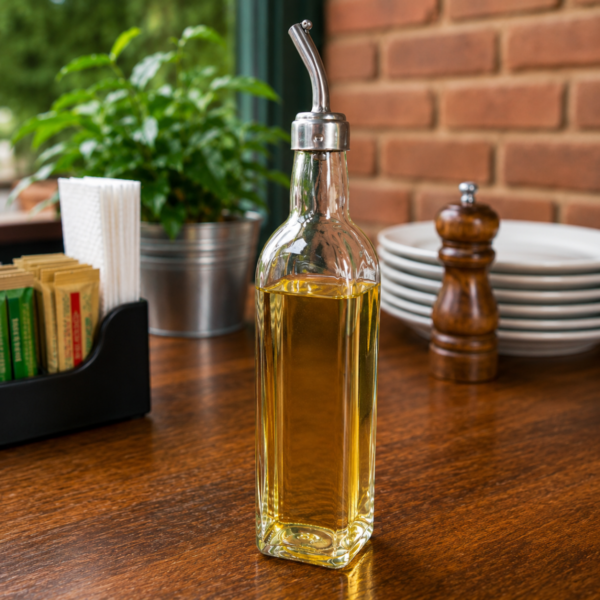 Galheteiro de Vidro 500ml Com Bico
