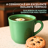 Xicara de Chá sem Pires Verde