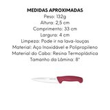 Faca Para Carne Element Mundial 20,3cm - A Gourmet
