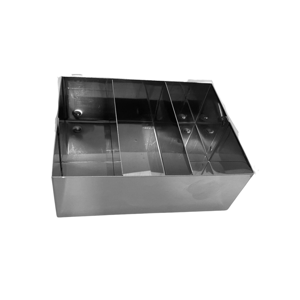 Porta Sache e Guardanapo Grande em Aço Inox Alissan