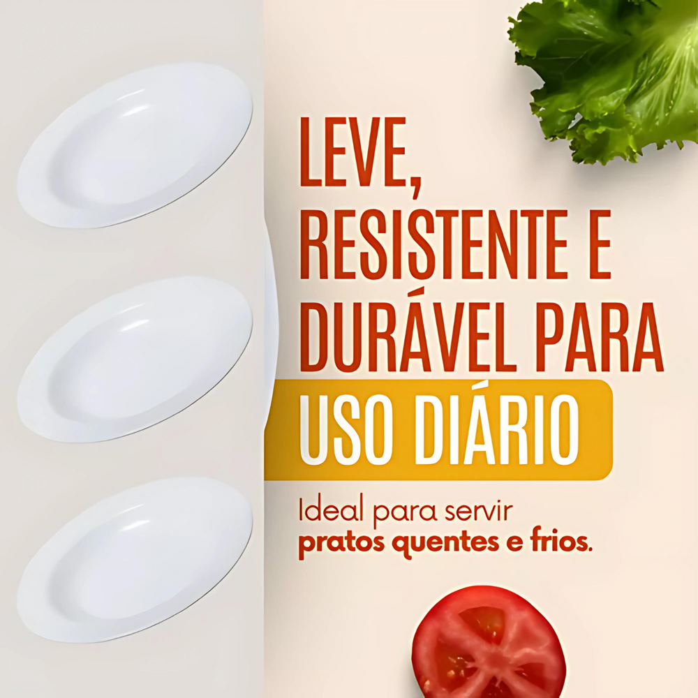 Prato Fundo de Melamina - A Gourmet