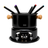 Conjunto Fondue Preto 10peças