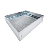 Forma quadrada com tela 30cm escorredor de fritura