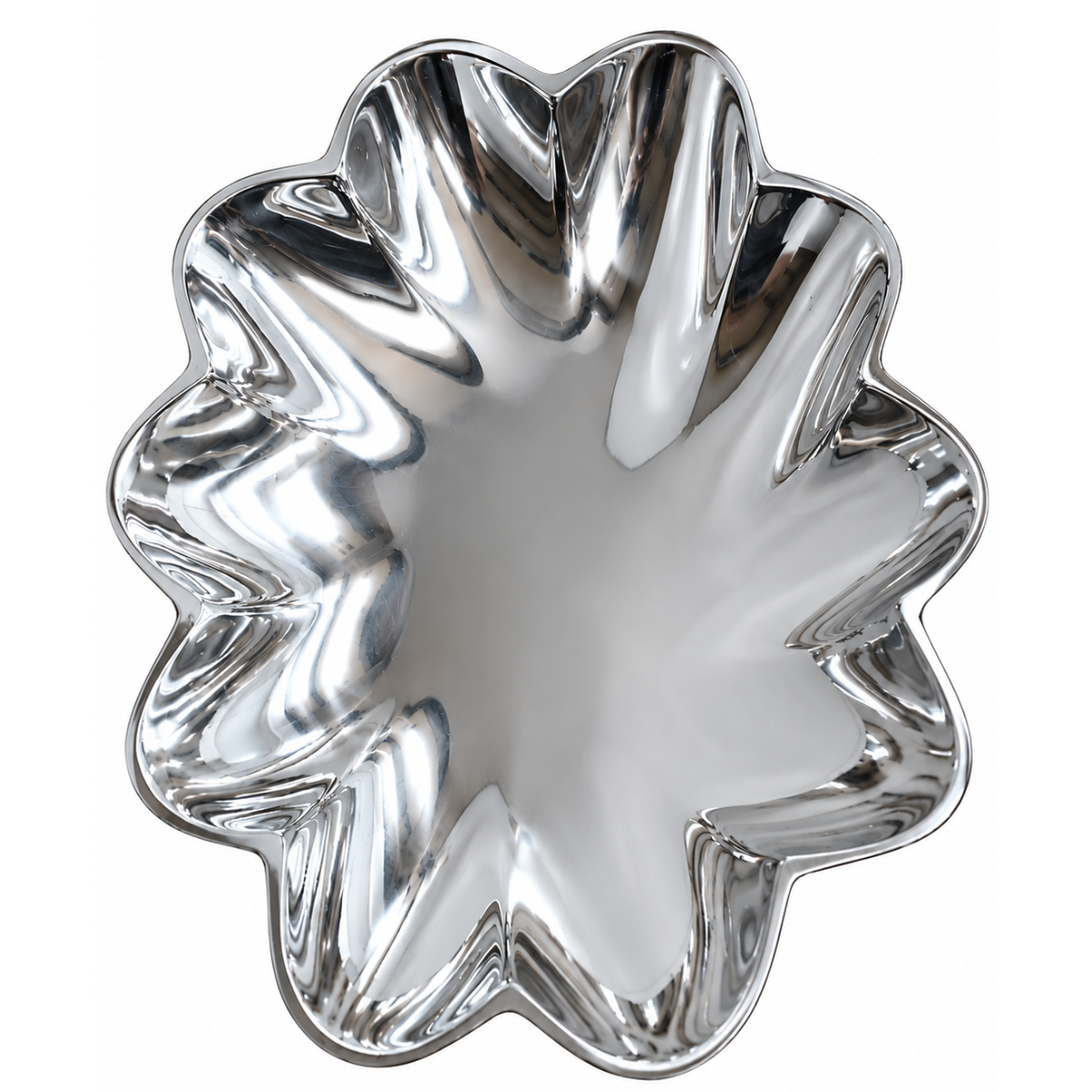 Travessa Servir Aluminio Puro 28cm
